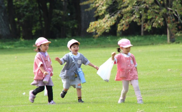年少園外保育　たのしかったね