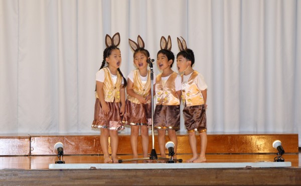 発表会総練習(年長の様子)