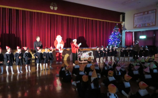 サンタさん!!　来てくれたね！！